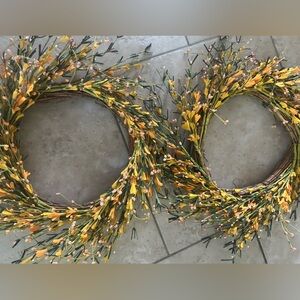 Fall Wreaths SET OF 2